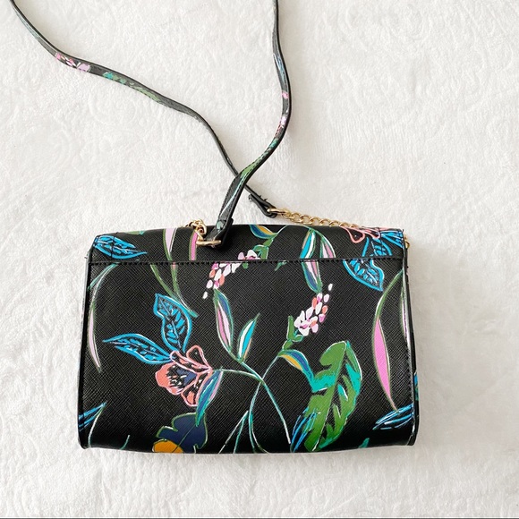 Floral Print Chain Strap Purse - Picture 8 of 11